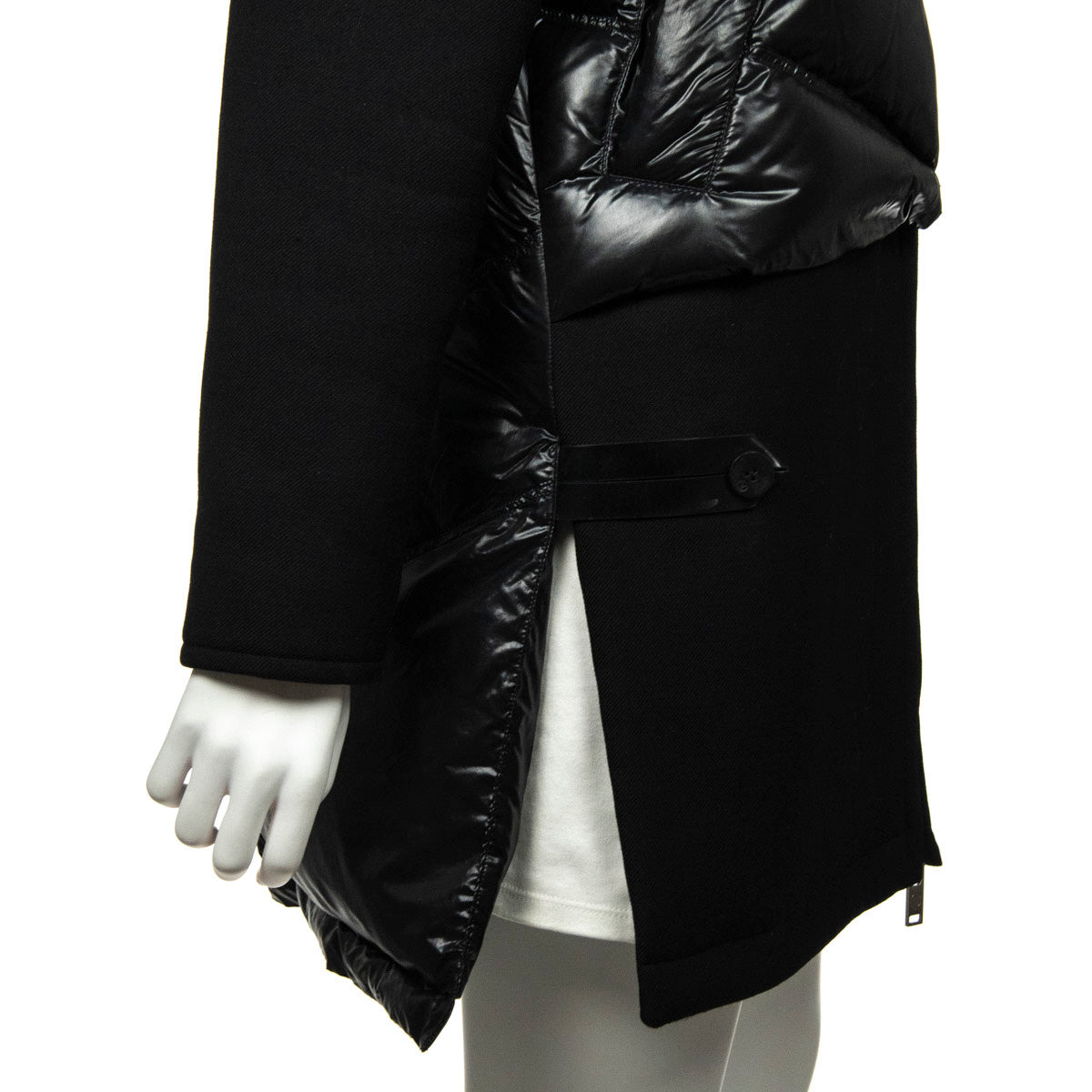 Louis Vuitton Glossy Long Puffer Coat BLACK. Size 36
