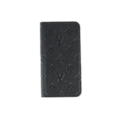 Louis Vuitton Black Empreinte Monogram iPhone 12 Folio Case