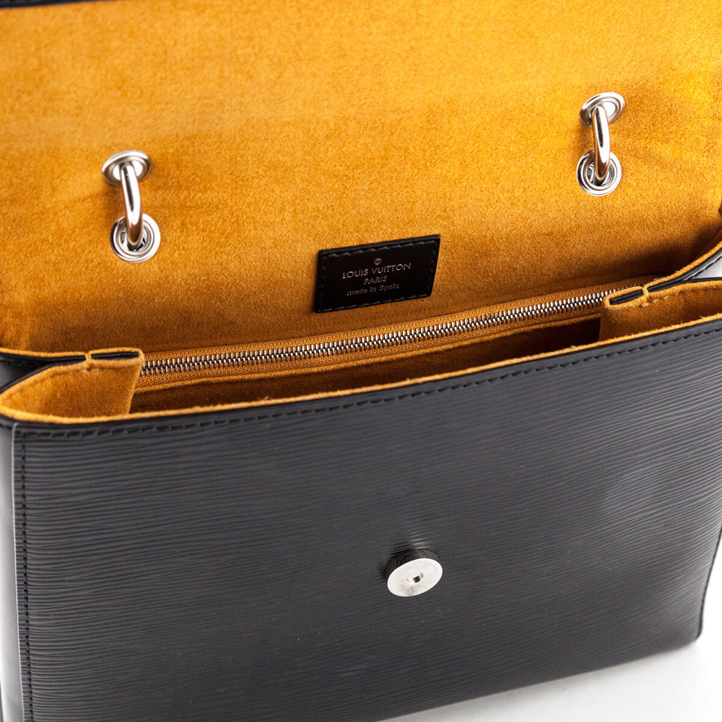 Louis Vuitton Grenelle PM Noir Safran Epi Leather, Luxury, Bags & Wallets  on Carousell