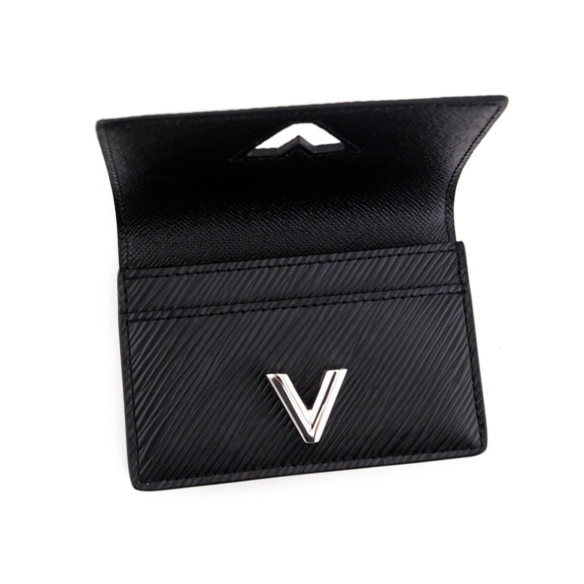 Louis Vuitton Black Epi Twist Multicartes - Authentic Louis Vuitton