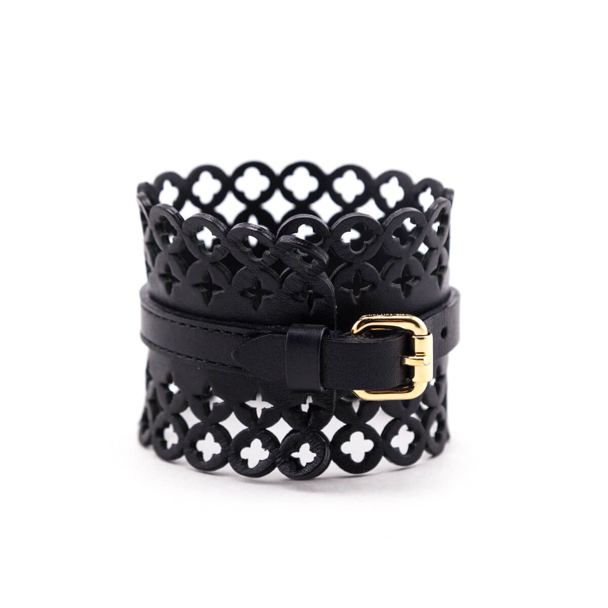 Leather bracelet Louis Vuitton Black in Leather - 21389900