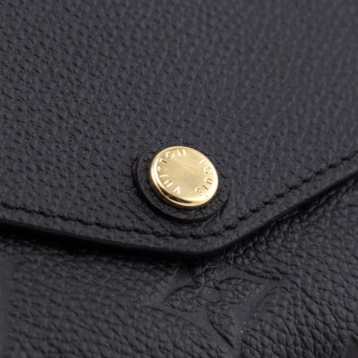 Louis Vuitton Wallet Sarah Monogram Empreinte NM Noir Black in Leather with  Gold-tone - CN
