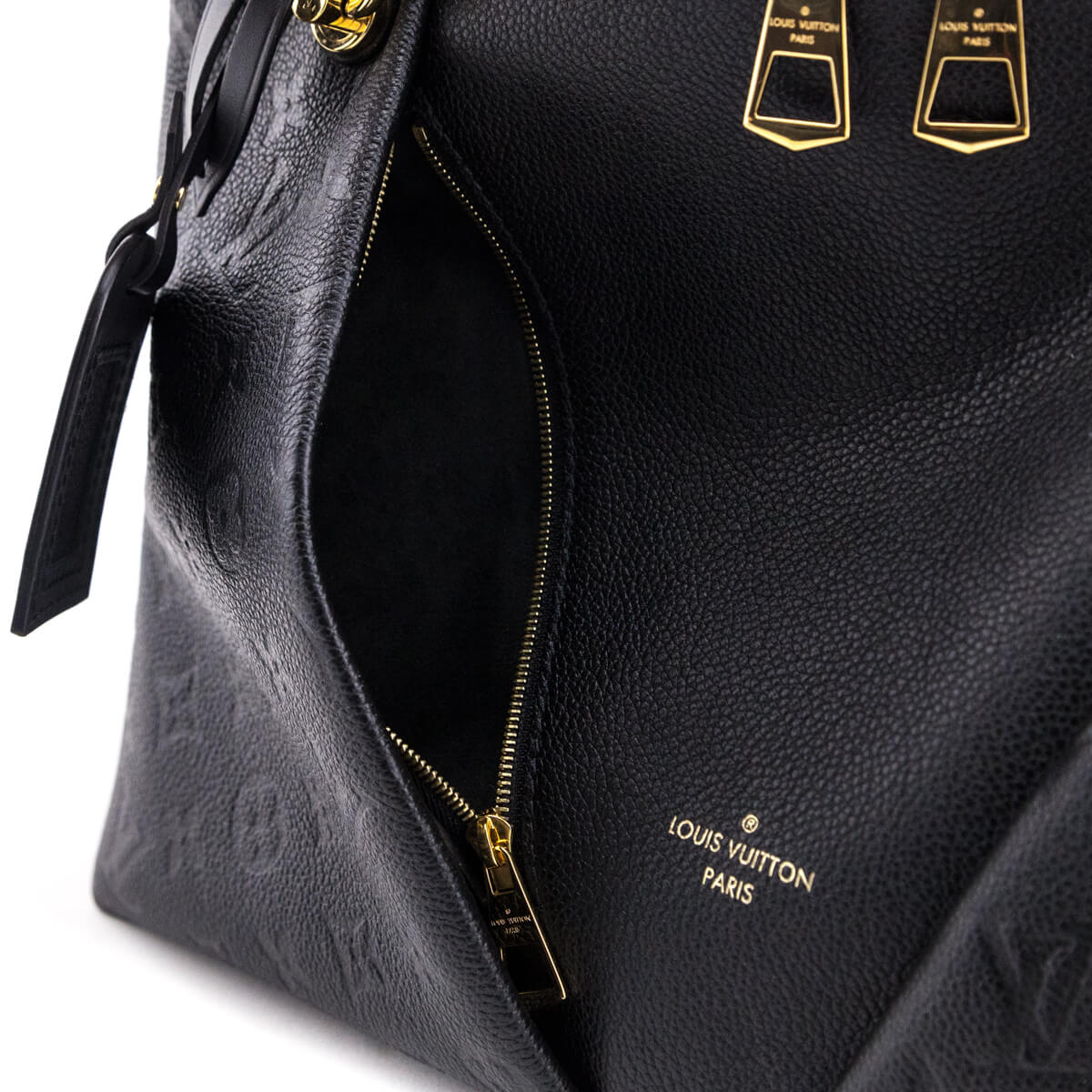 Louis Vuitton Monogram V Tote Mm Black 592528