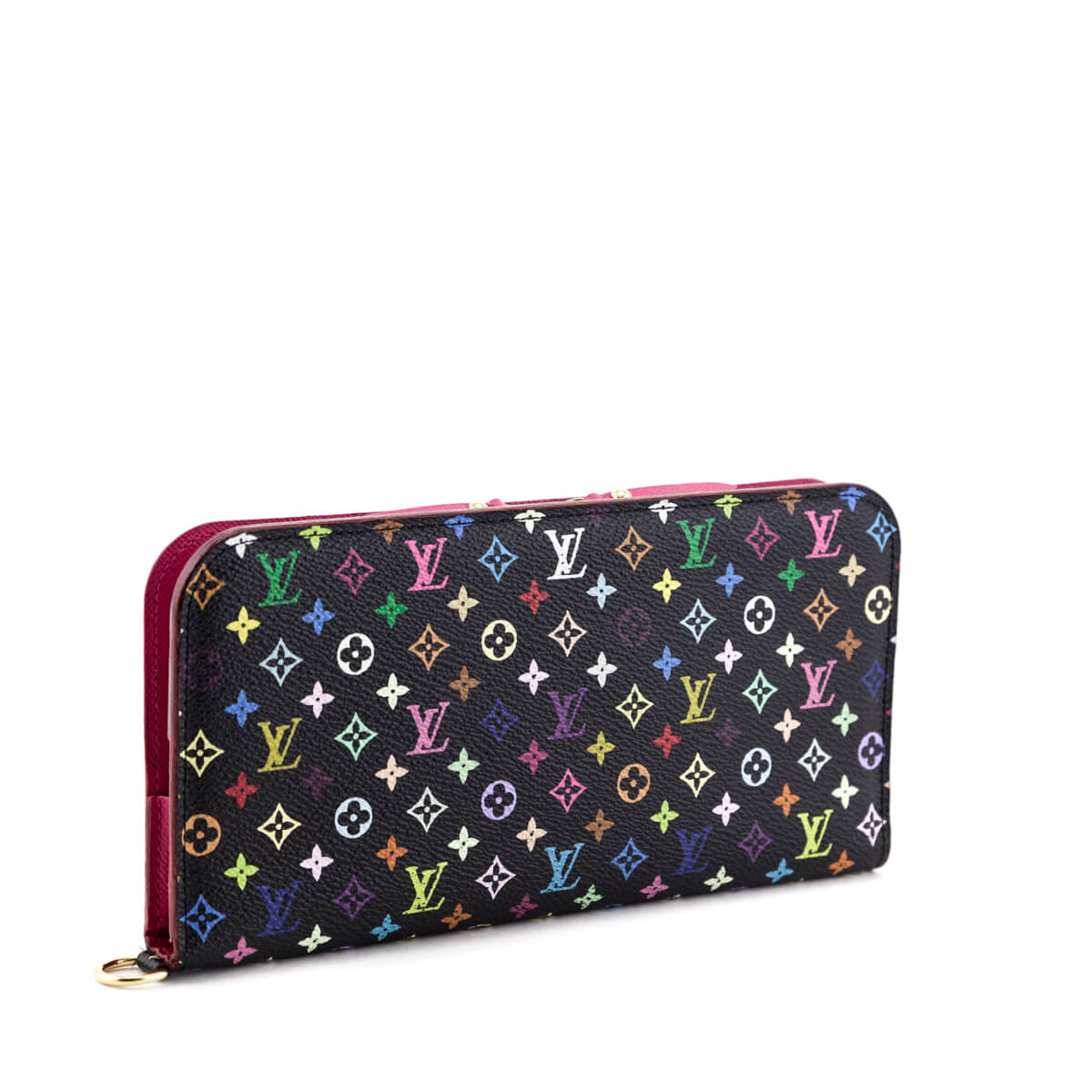 Louis Vuitton Black Multicolore Monogram Canvas French Wallet For Sale at  1stDibs
