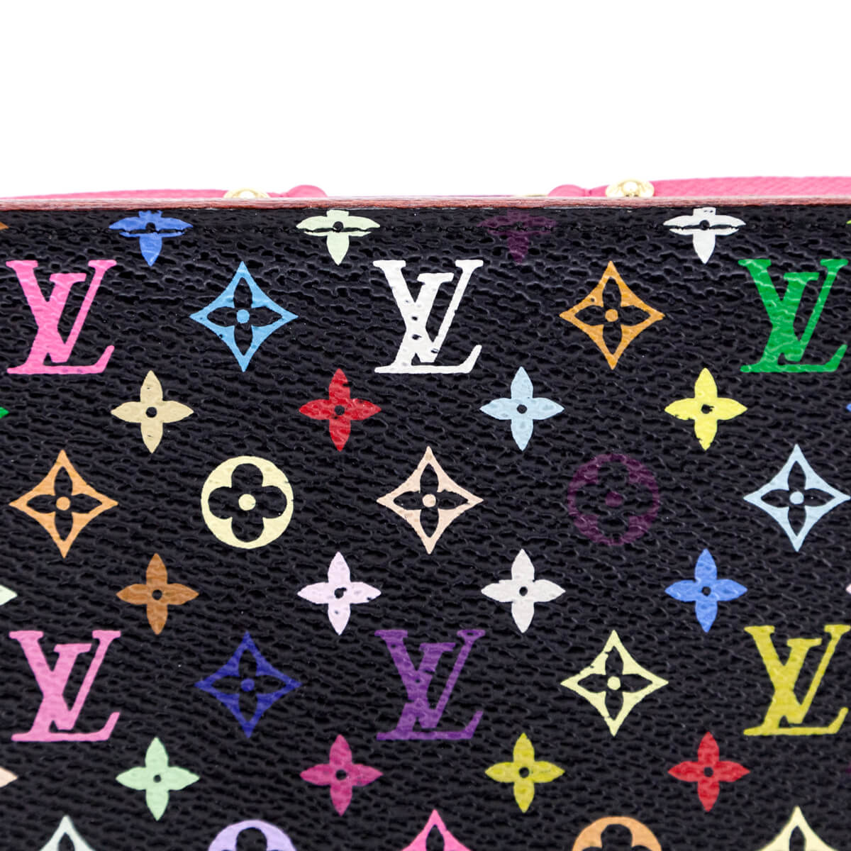 Louis Vuitton Pre-Owned Black & Rainbow Monogram Zippy Wallet