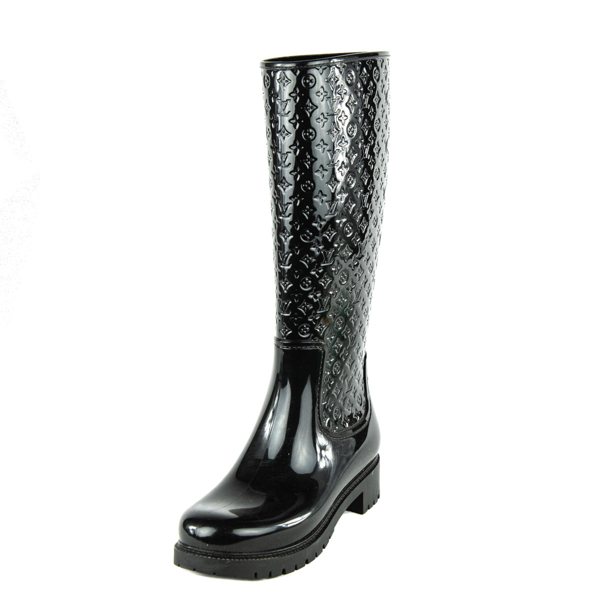 Wellington boots Louis Vuitton Black size 41 EU in Rubber - 30956171