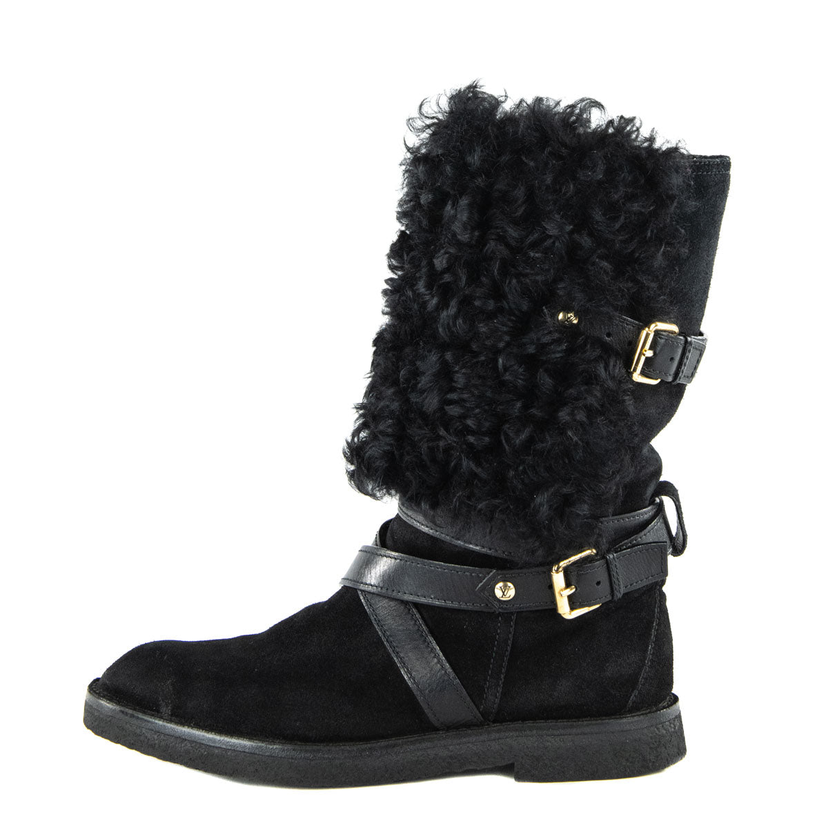 Louis Vuitton, Shoes, Louis Vuitton Authentic New Shearling Calf Leather Ankle  Boot 4