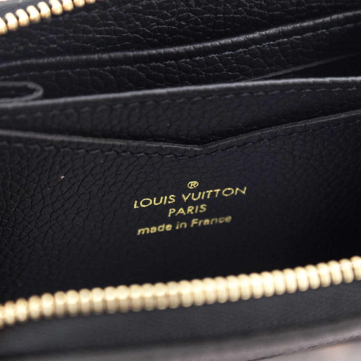 Louis Vuitton Zippy Coin Purse Bicolore Kaki Fango Creme Monogram Empreinte