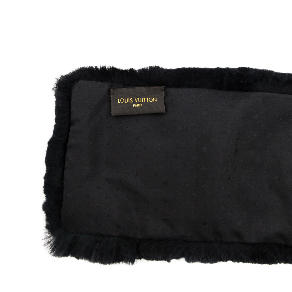 Louis Vuitton Rex Rabbit Fur Scarf For Sale at 1stDibs  black fluffy scarf,  louis vuitton rabbit price, louis vuitton rabbit scarf