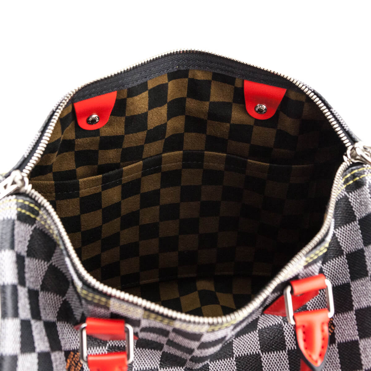 Speedy bandoulière leather handbag Louis Vuitton Black in Leather - 19920398