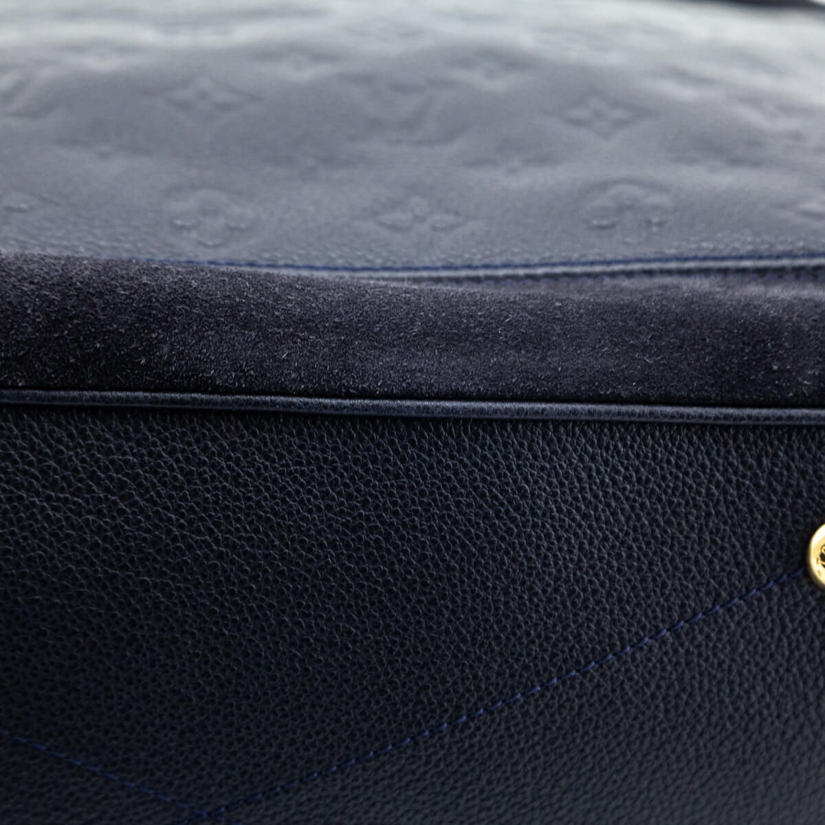Louis Vuitton Bleu Infini Monogram Empreinte Audacieuse GM Bag With Strap  For Sale at 1stDibs