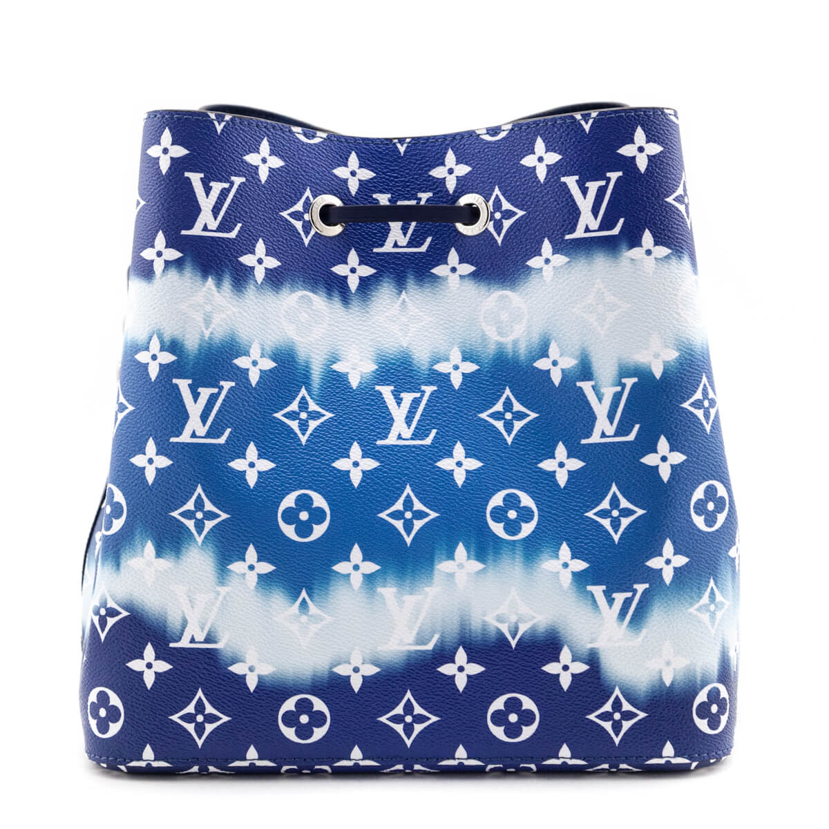 Louis Vuitton Blue Giant Monogram Escale Neonoe MM - Love that Bag etc - Preowned Authentic Designer Handbags & Preloved Fashions