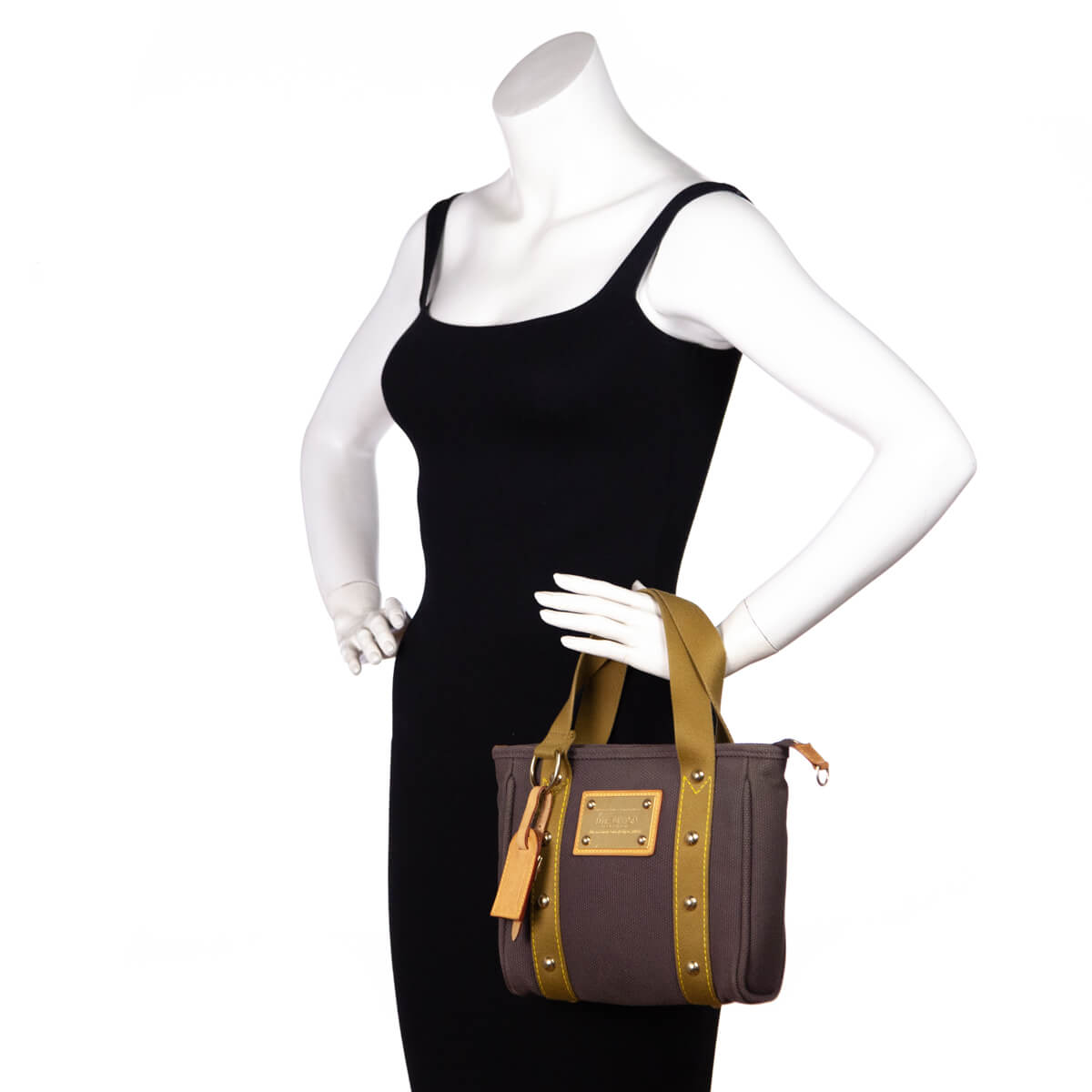 Louis Vuitton Brown/Khaki Toile Cabas Antigua PM - LV Handbags Canada