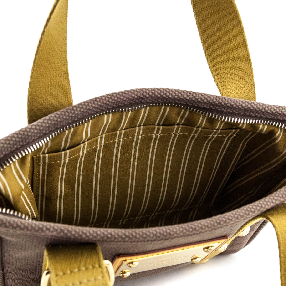 Louis Vuitton Antigua Cabas Brun Canvas Inventeur Tote Bag