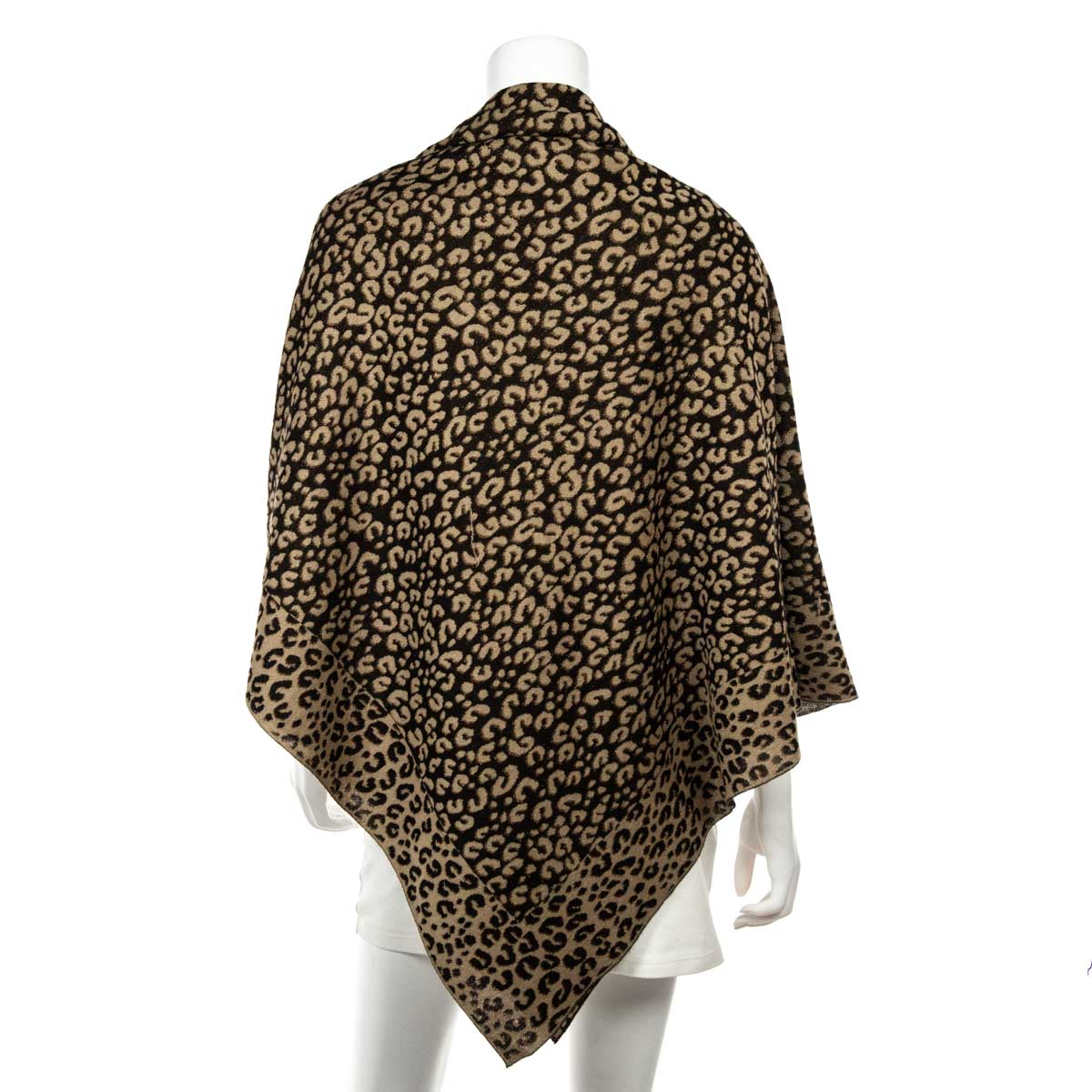 Louis Vuitton, cashmere scarf with leopard print - Unique Designer