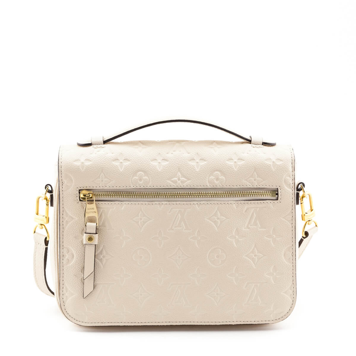 Louis Vuitton Creme Monogram Empreinte Leather Pochette Metis Crossbody Bag  112LV9 ref.408452 - Joli Closet