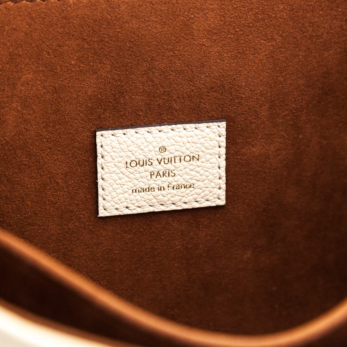 Louis Vuitton Creme Monogram Empreinte Pochette Metis - Love that Bag etc - Preowned Authentic Designer Handbags & Preloved Fashions