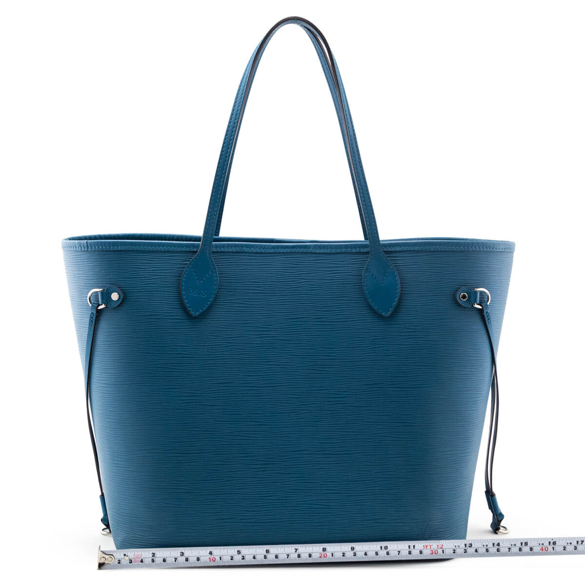 Neverfull cloth tote Louis Vuitton Blue in Cloth - 23802977