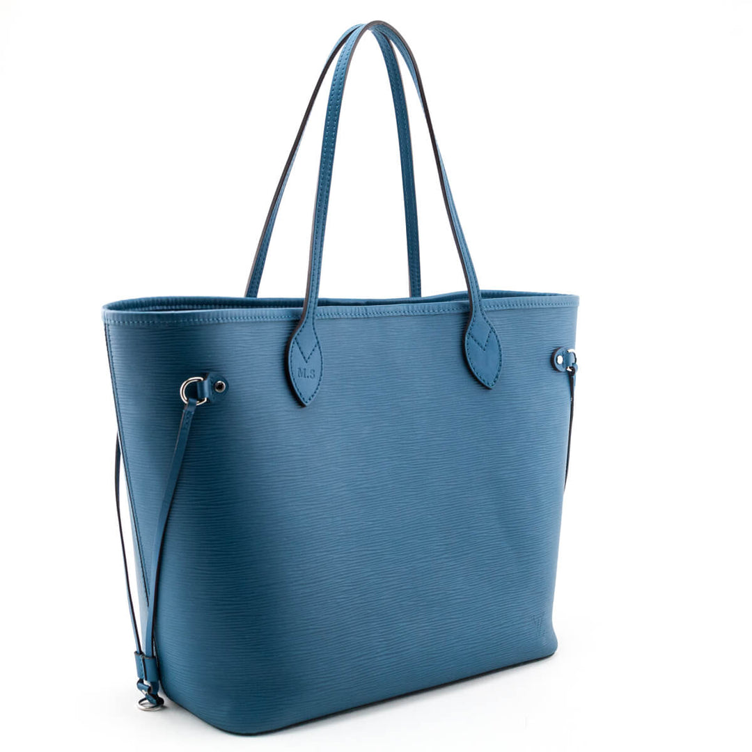 Louis Vuitton Cyan Epi Neverfull MM - Preloved Louis Vuitton Handbags ...