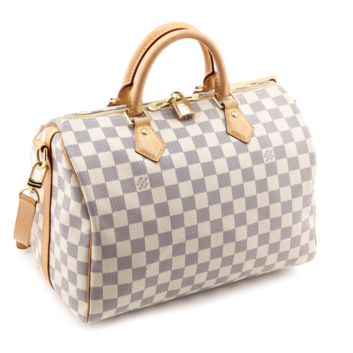 Preloved Louis Vuitton Damier Azur Speedy 30 Bag DU2057 021023 –  KimmieBBags LLC