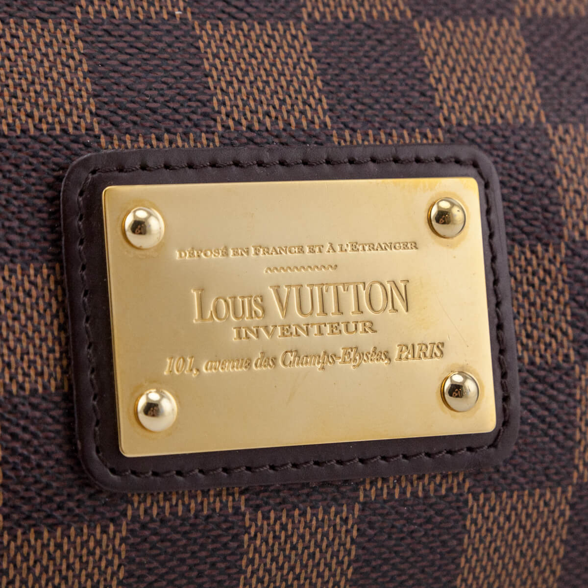 Preloved Louis Vuitton Damier Ebene Eva Bag DU3190 092923