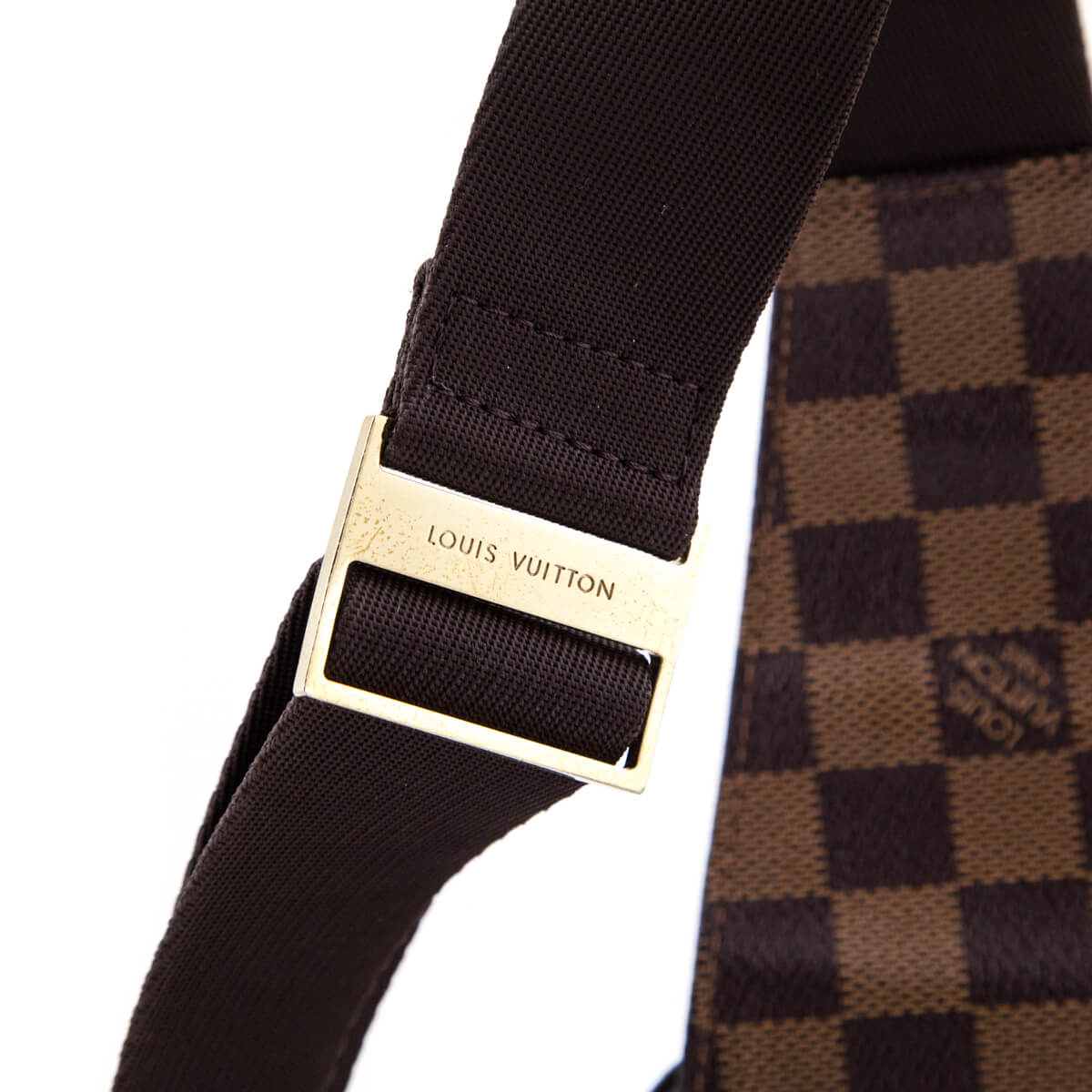 Louis Vuitton Geronimo Gold hardware Damier ebene Cloth ref.217094 - Joli  Closet