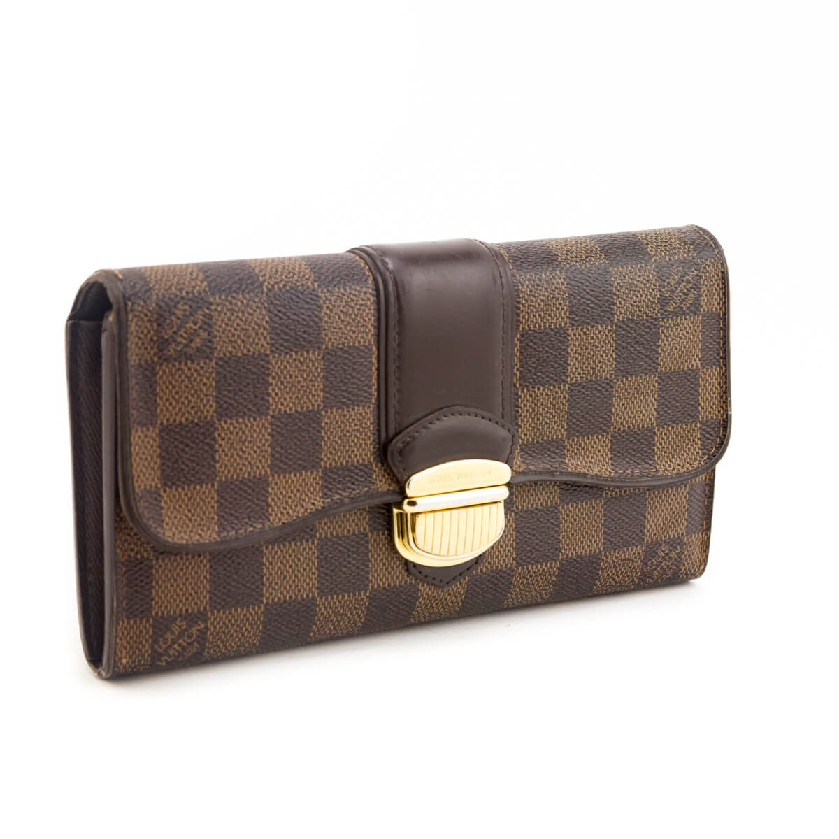 Sistina cloth wallet Louis Vuitton Brown in Cloth - 12259245
