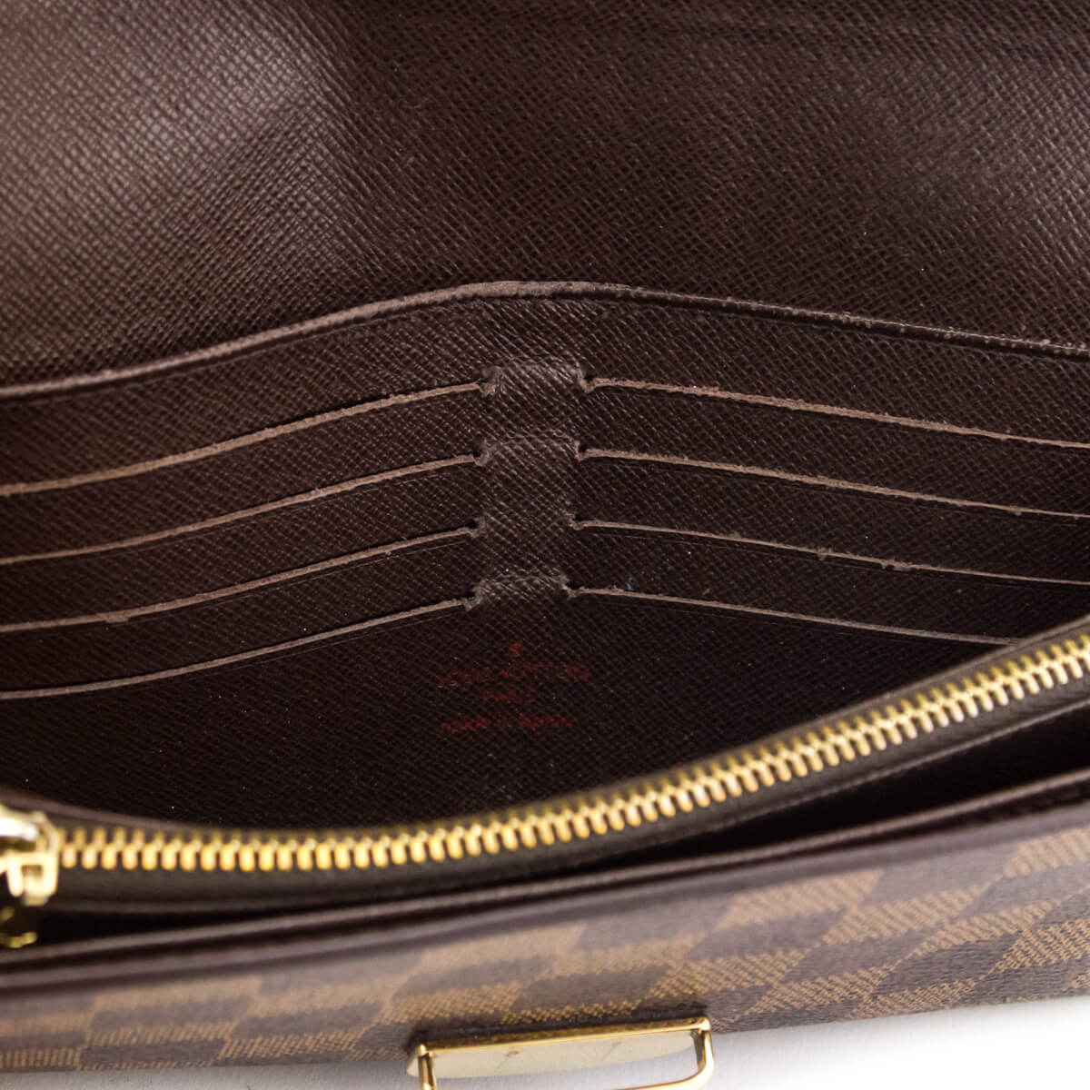 Louis Vuitton Brown Damier Ebene Sistina MM Leather Cloth Pony-style  calfskin ref.922154 - Joli Closet