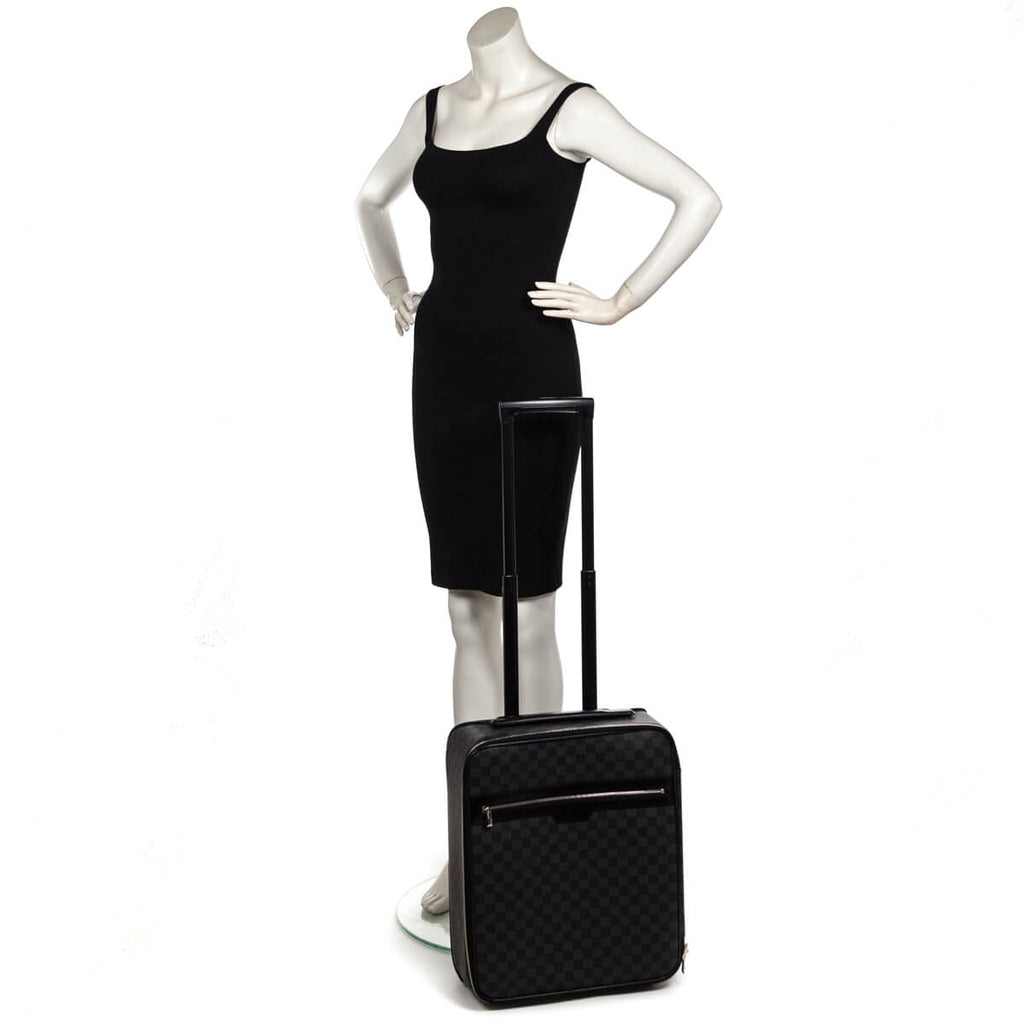 Auth Louis Vuitton Damier Pegase 45 Travel Bag Carry-On Suitcase  9D101440MKK