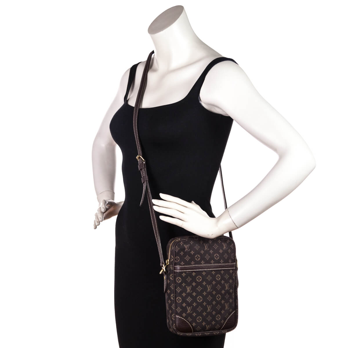 Authentic Louis Vuitton Monogram Mini Danube Shoulder Bag Cross Body #17858  - Organic Olivia