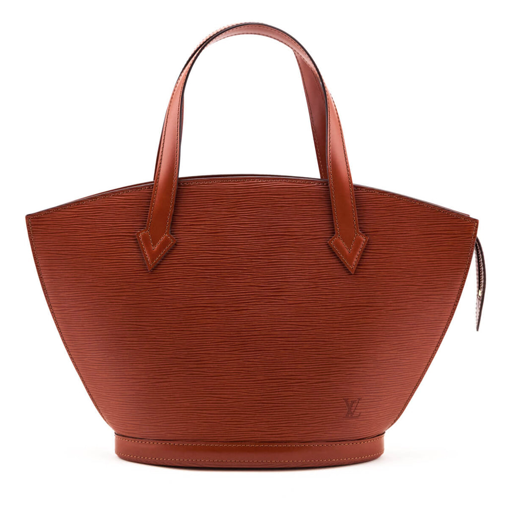 Louis Vuitton Josephine Leather Linen Jacquard Tan Brown Tote Shoulder Bag