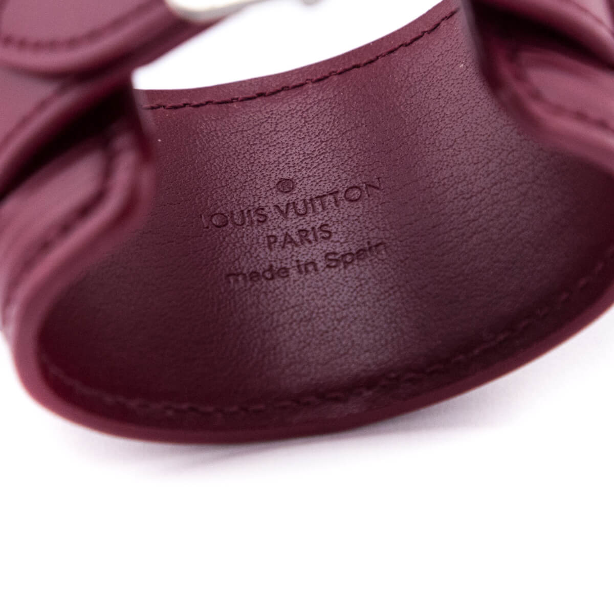 Authentic Louis Vuitton Epi Infinit Fuchsia Cuff Wrap Bracelet M6650F new