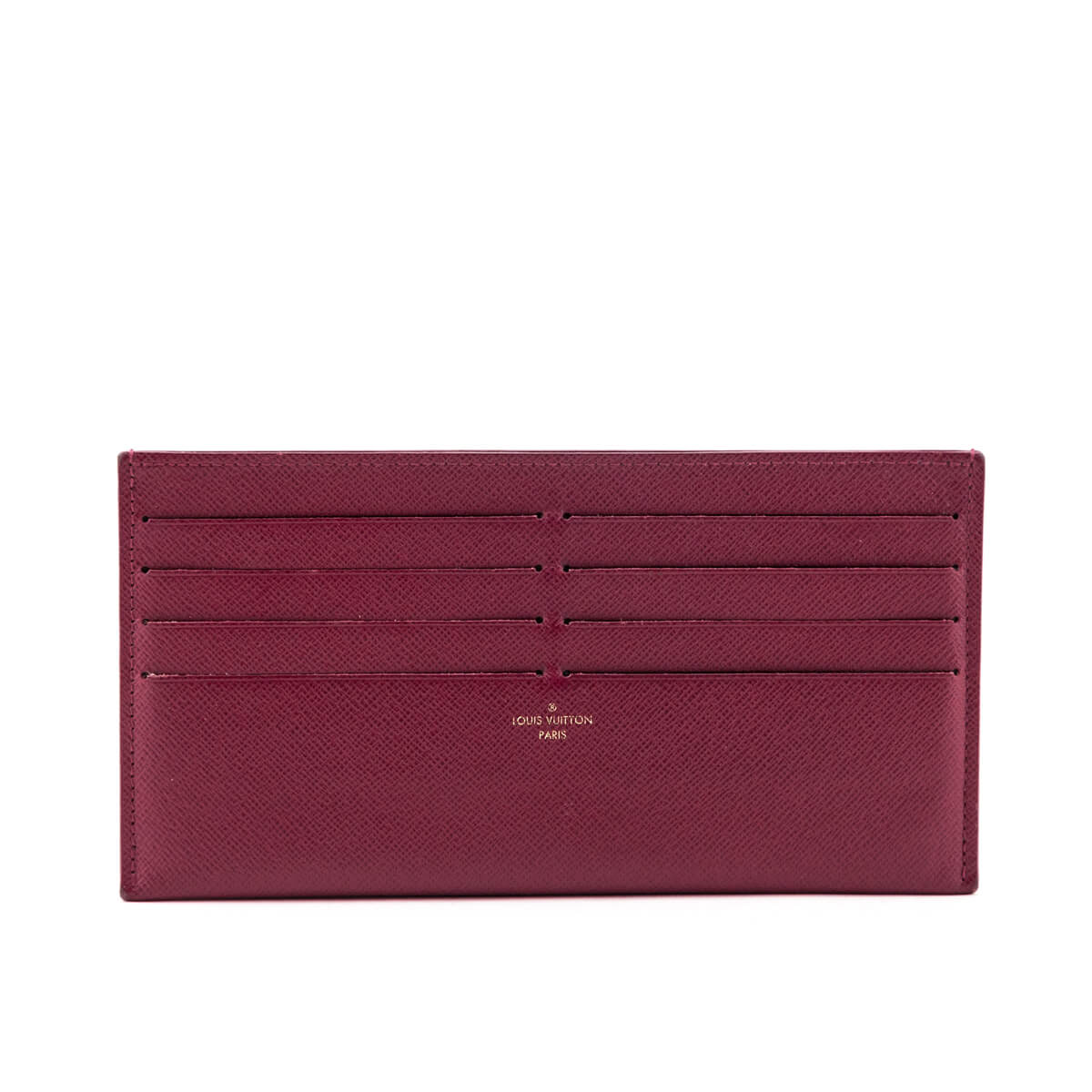 Louis Vuitton Fuchsia Grained Calfskin Felicie Pochette Card Holder Insert - Love that Bag etc - Preowned Authentic Designer Handbags & Preloved Fashions