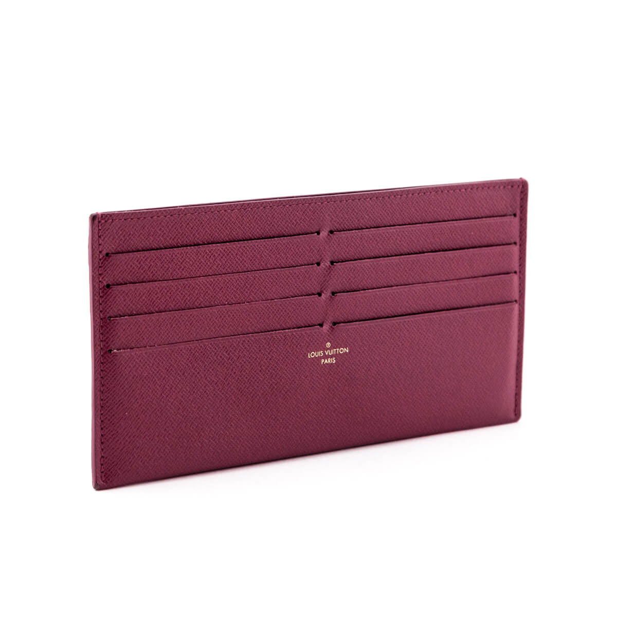 Louis Vuitton Fuchsia Leather Felicie Card Holder Insert - Yoogi's