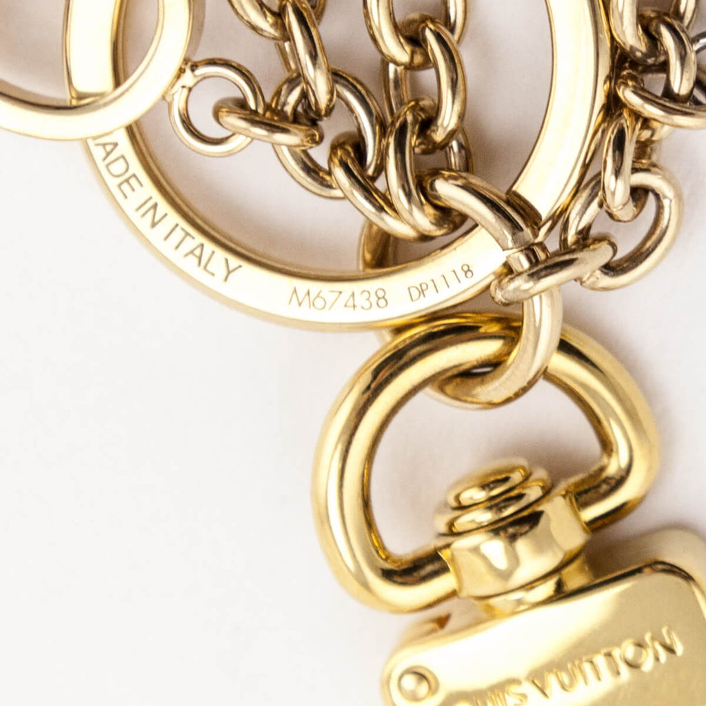 Louis Vuitton Gold Tone Colorline Bag Charm/Key Ring Louis Vuitton | The  Luxury Closet