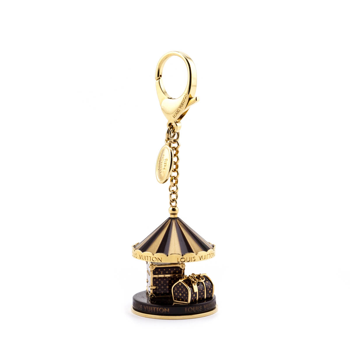 Louis Vuitton Nanogram Bag Charm & Key Holder - Gold Keychains, Accessories  - LOU633775