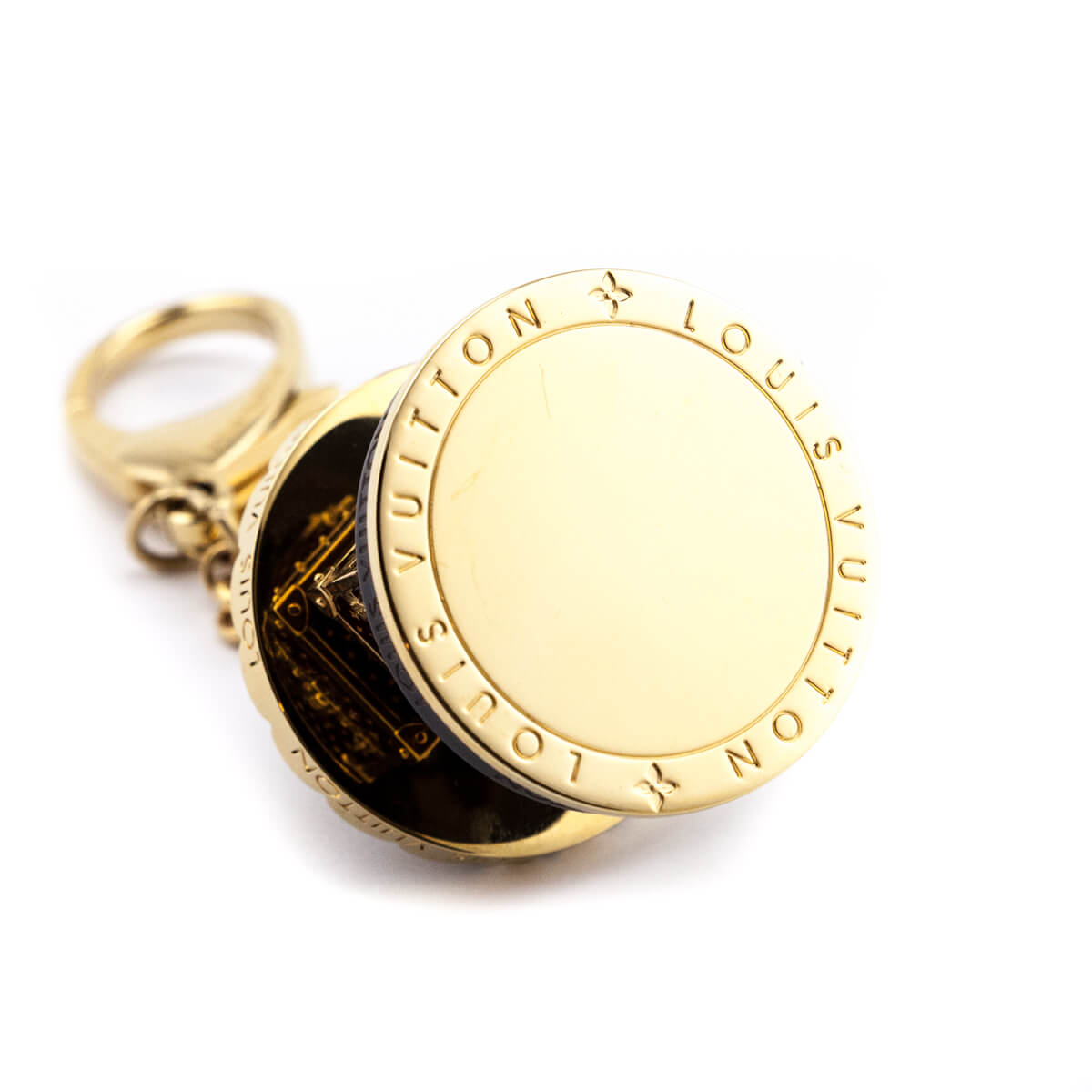 Louis Vuitton® LV Circle Twinkling Keyring And Bag Charm Gold