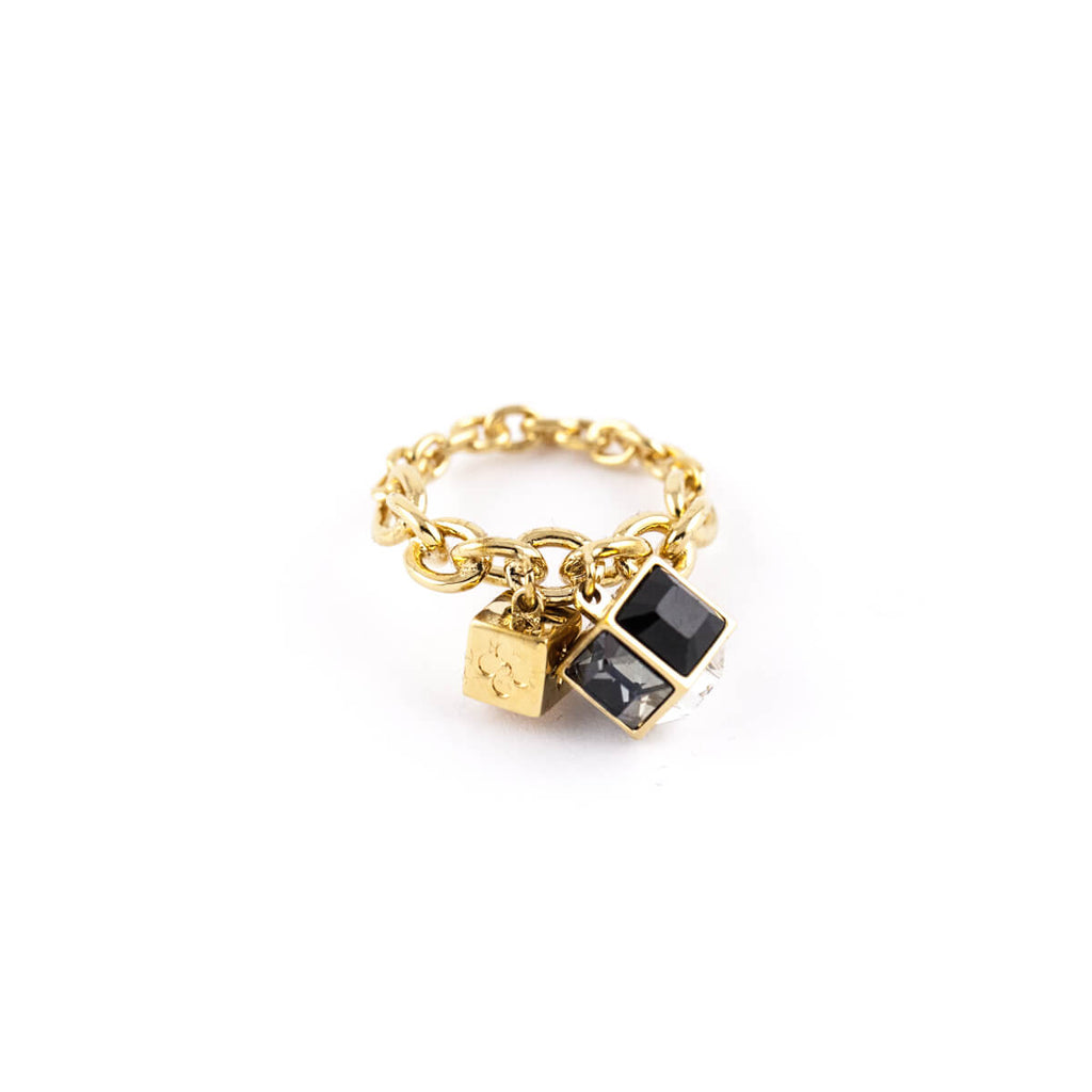 Louis Vuitton Goldtone Gamble Charm Bracelet