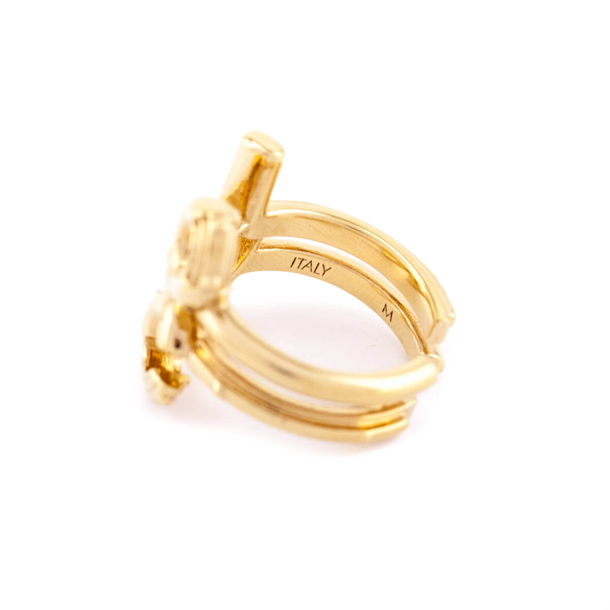Louis Vuitton Gold Tone LV & Me Love Ring - Louis Vuitton Consignment