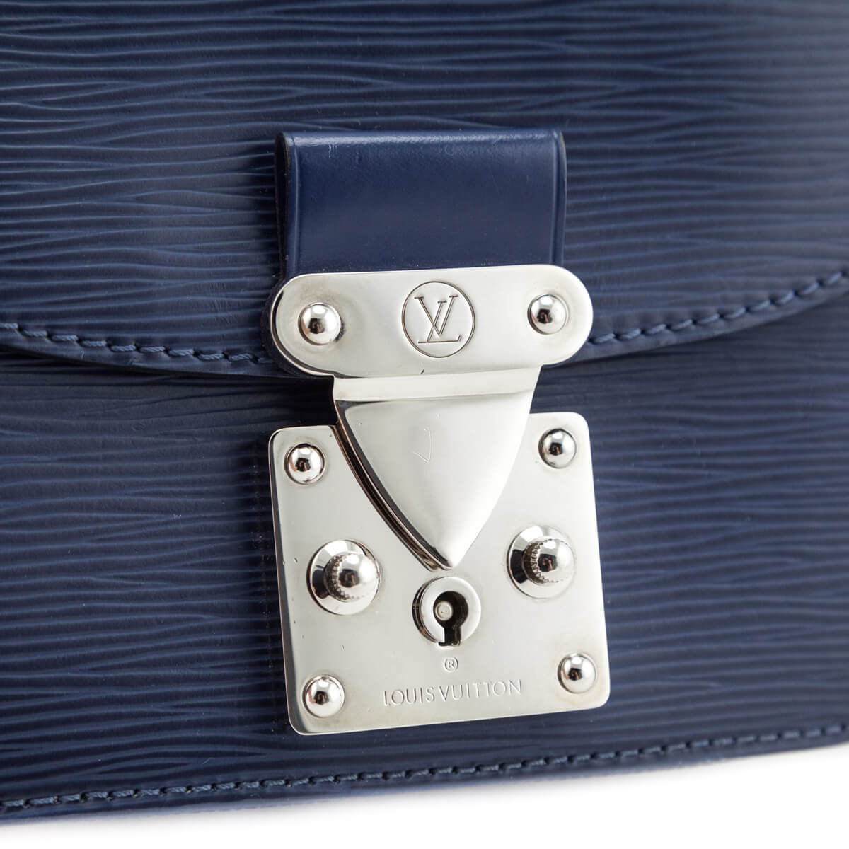 Louis Vuitton Indigo Epi Leather Eden PM Bag at 1stDibs
