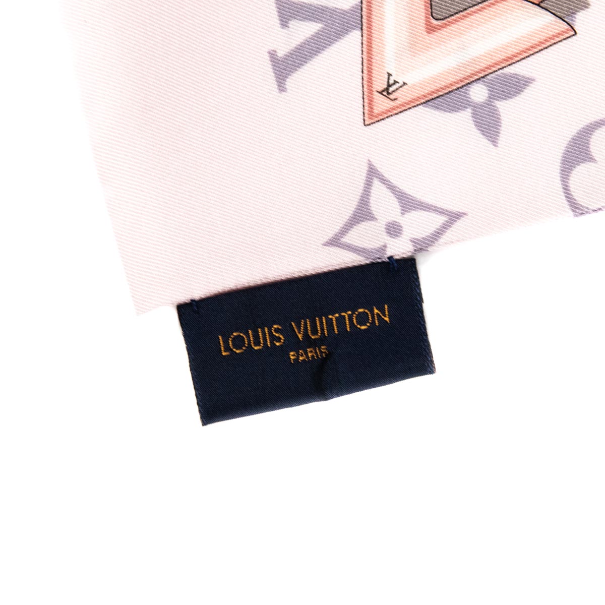 Louis Vuitton Silk Monogram Confidential Bandeau Light Pink