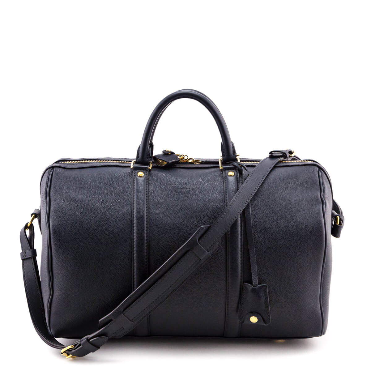 Louis Vuitton Black Leather Sofia Coppola SC MM Bag Louis