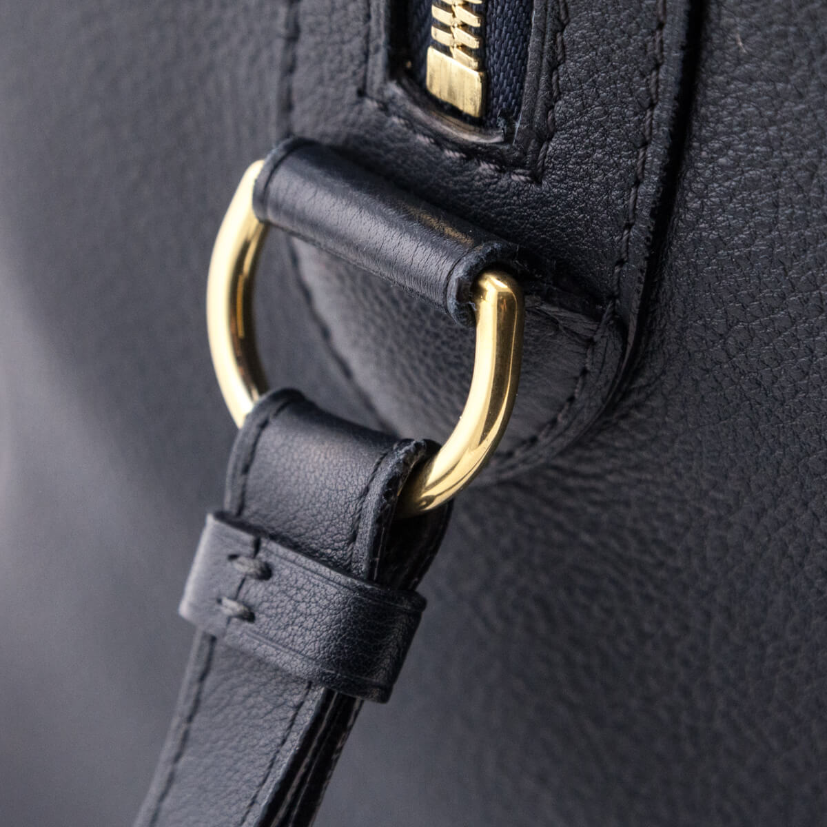 Louis Vuitton Black Leather Sofia Coppola SC MM Bag Louis
