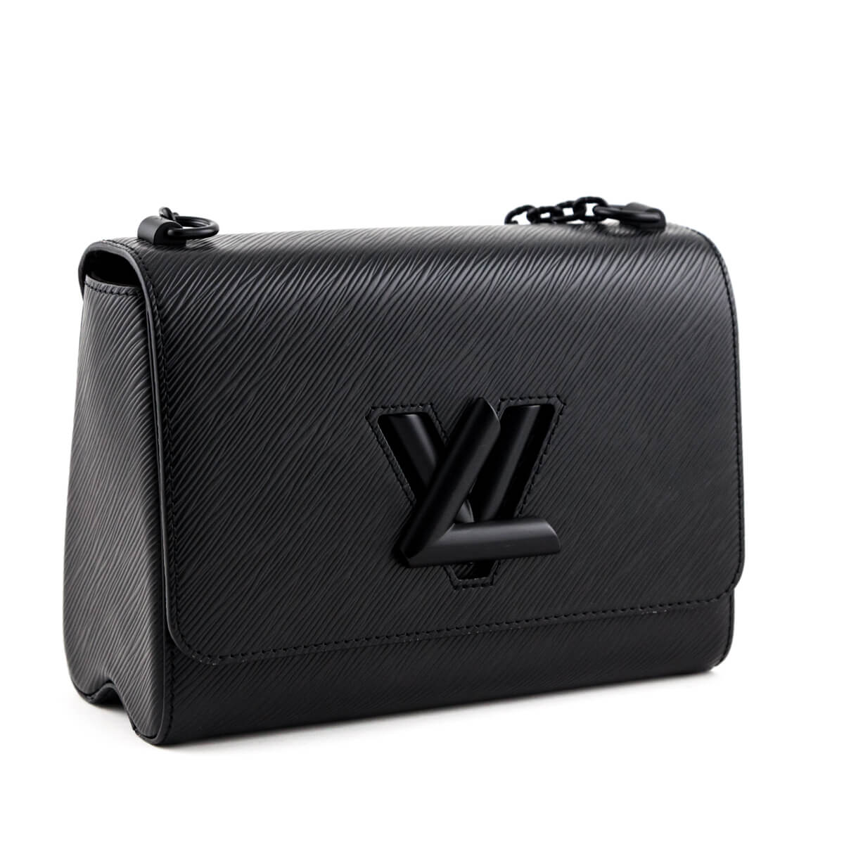 Twist leather crossbody bag Louis Vuitton Black in Leather - 34402977
