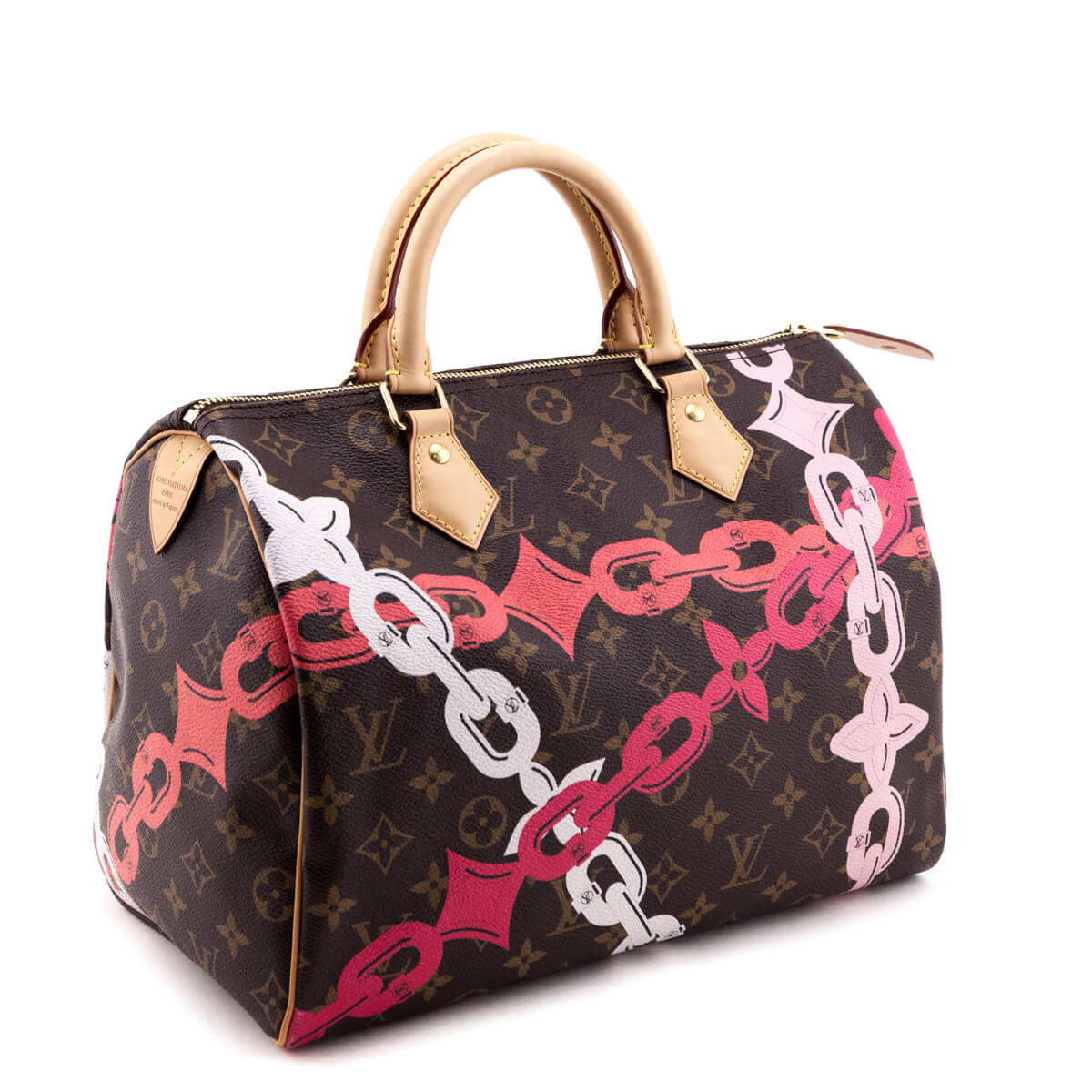 Speedy cloth handbag Louis Vuitton Multicolour in Cloth - 20050338