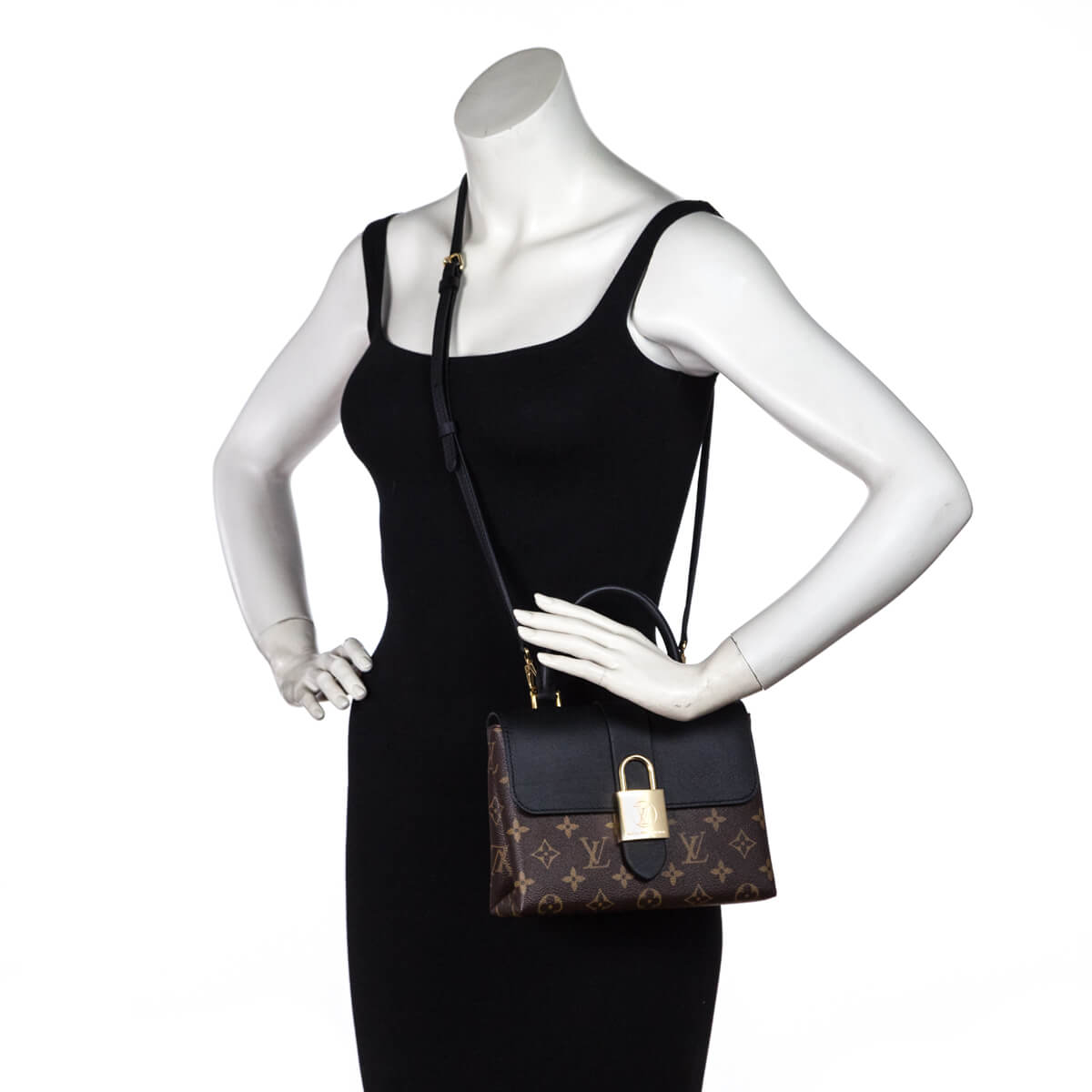 Locky bb leather handbag Louis Vuitton Black in Leather - 35533963