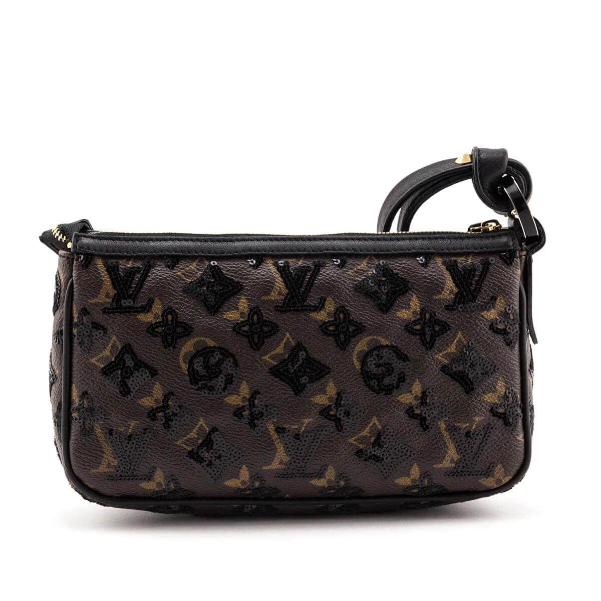 Louis Vuitton Pochette Limited Edition Monogram Eclipse Sequins Small at  1stDibs