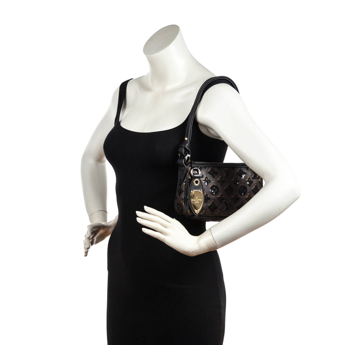 Louis Vuitton LV Sac Plat Mini eclipse Black ref.786029 - Joli Closet