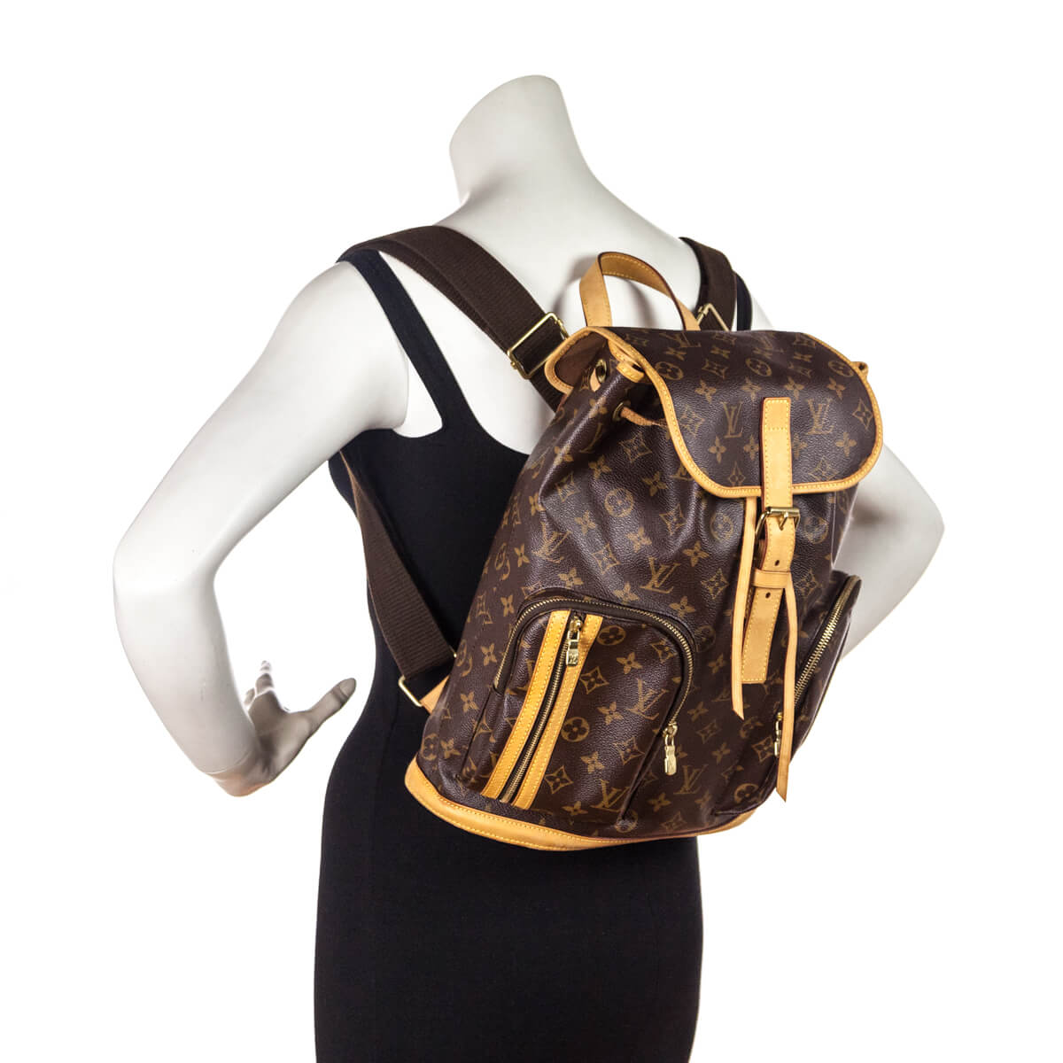 Louis Vuitton monogram Bosphore backpack – My Girlfriend's Wardrobe LLC