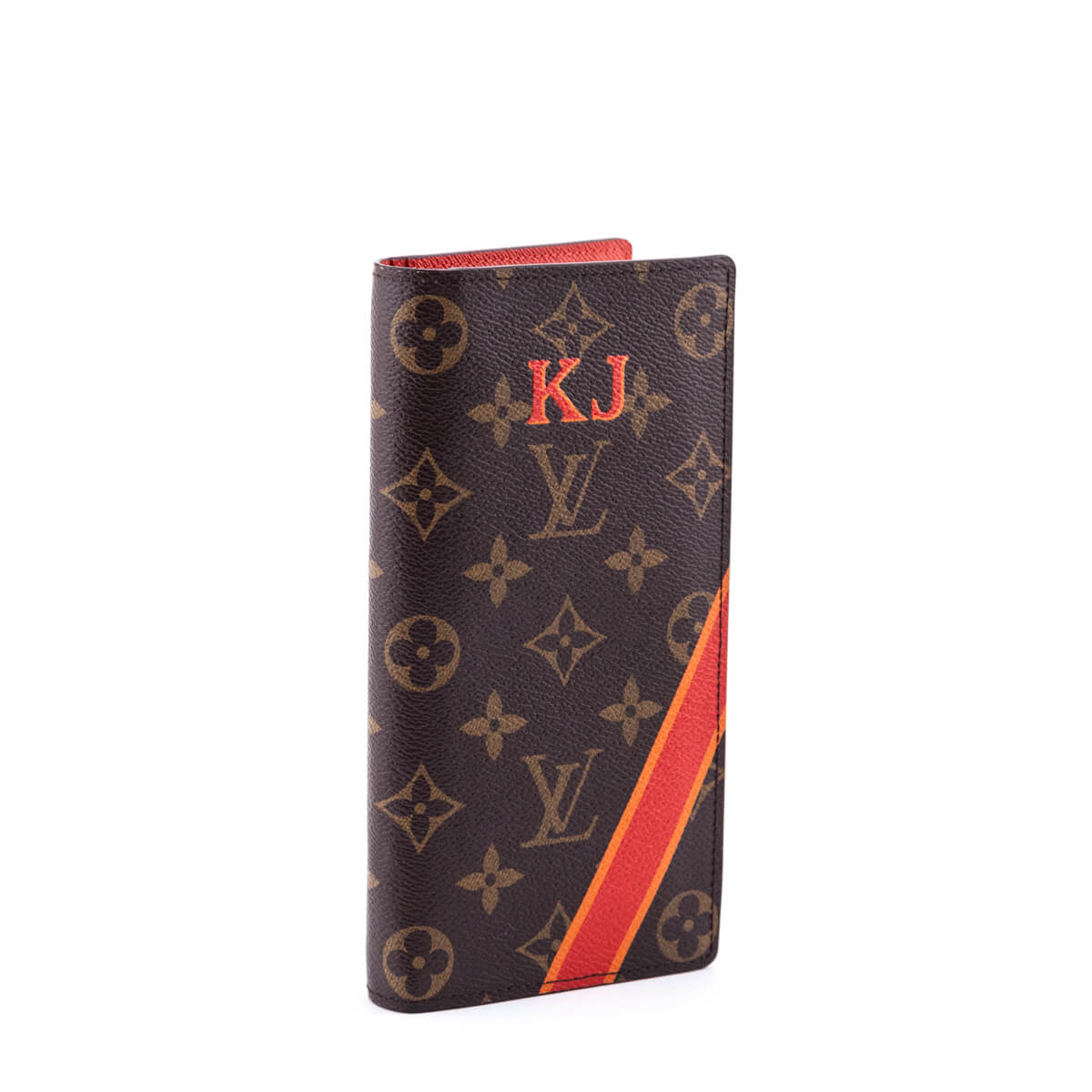 Classic Red Louis Vuitton Monogram x Supreme Logo iPhone XR Wallet